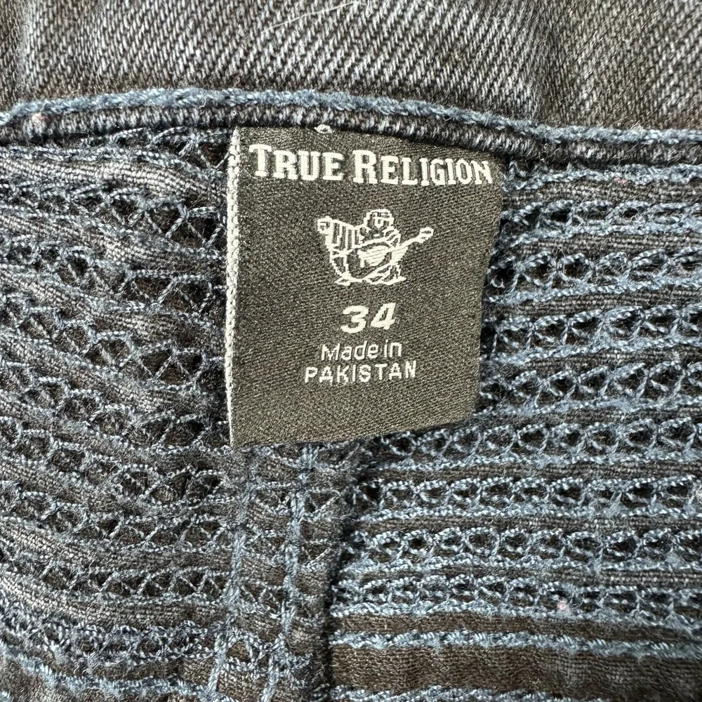 True Religion Blue Moto Rocco Men's Jeans Size 34x34